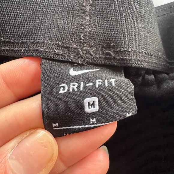 Nike Black Ribbed Sweatpants size M - Picture 4 of 7